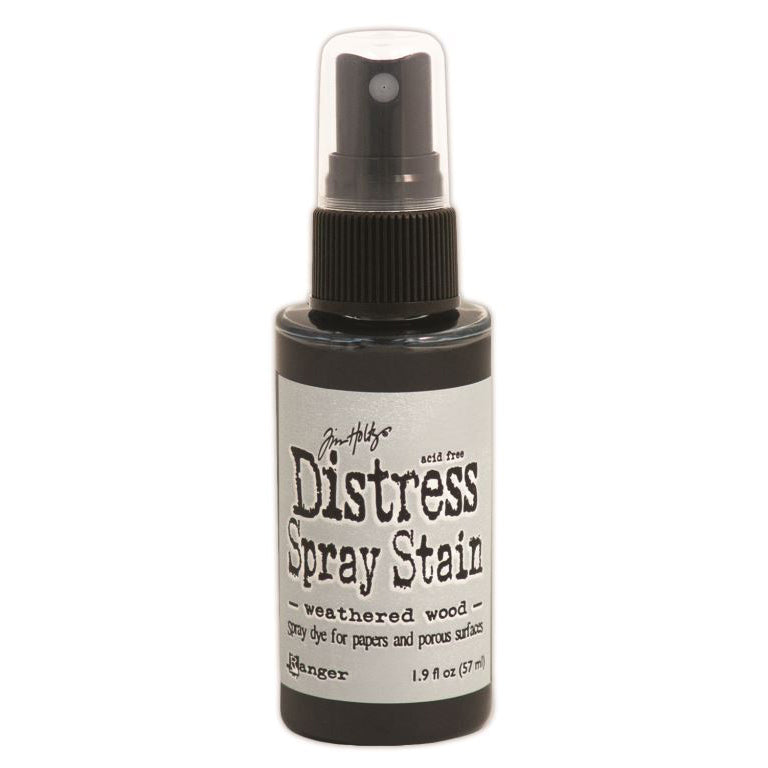 Distress Spray Stain 1.9oz Weathered Wood