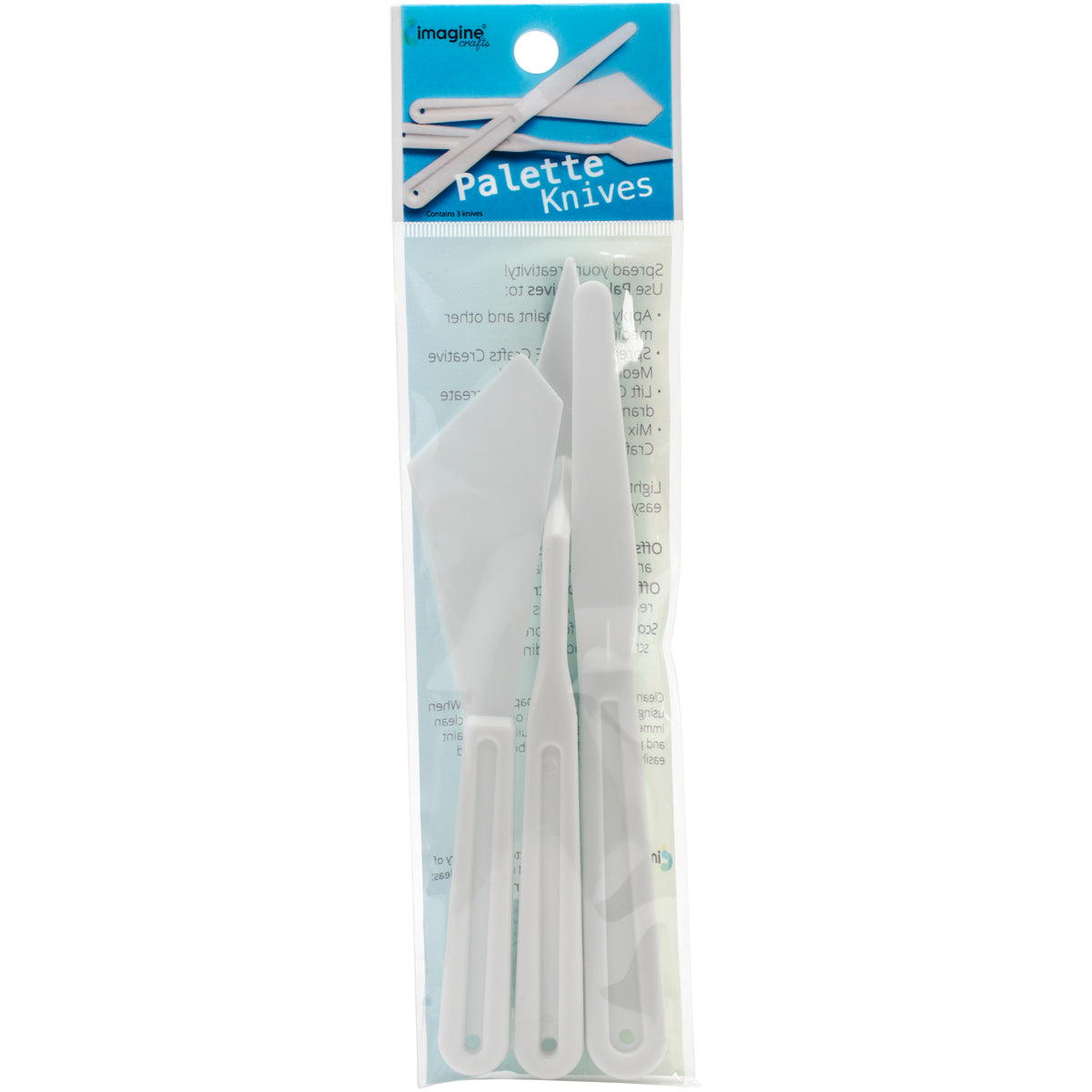Plastic Palette Knives 3/Pkg 