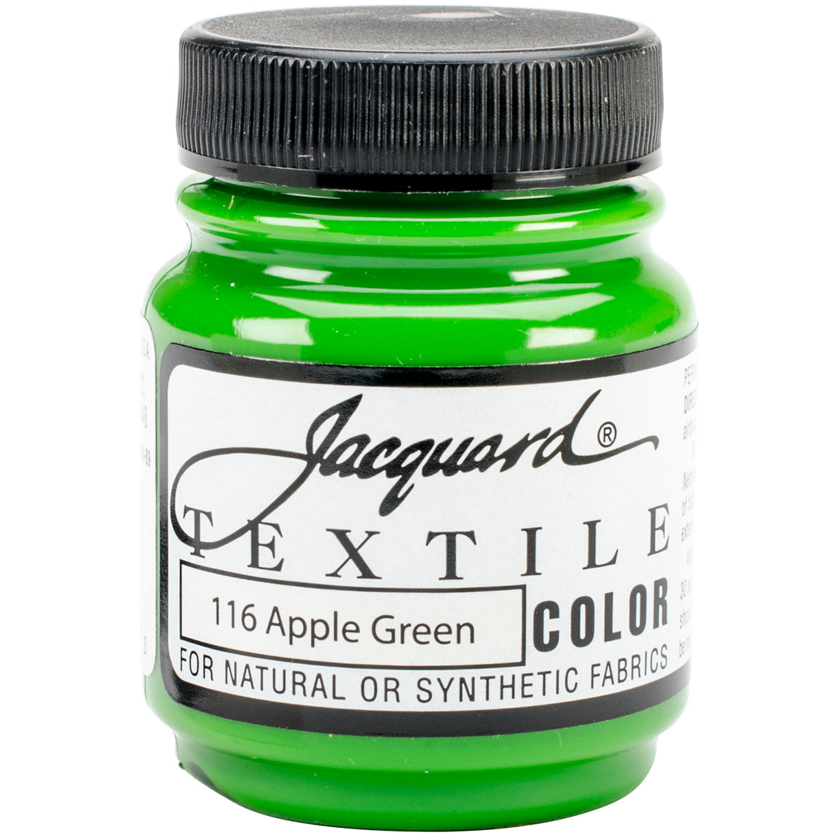 Jacquard Textile Color Fabric Paint 2.25oz Apple Green