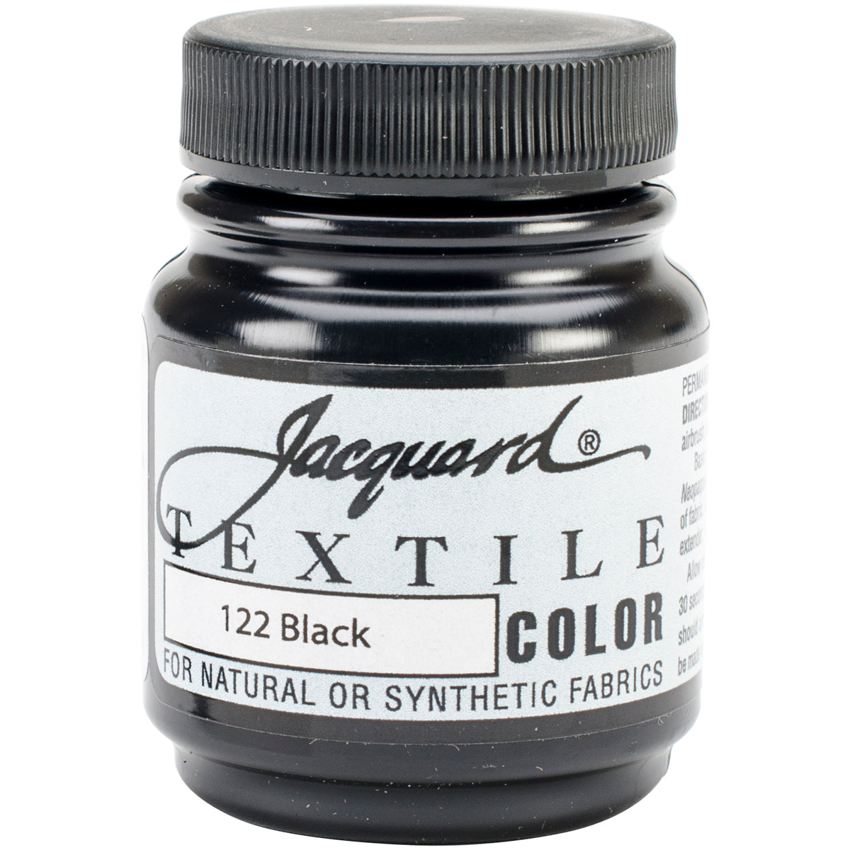 Jacquard Textile Color Fabric Paint 2.25oz Black