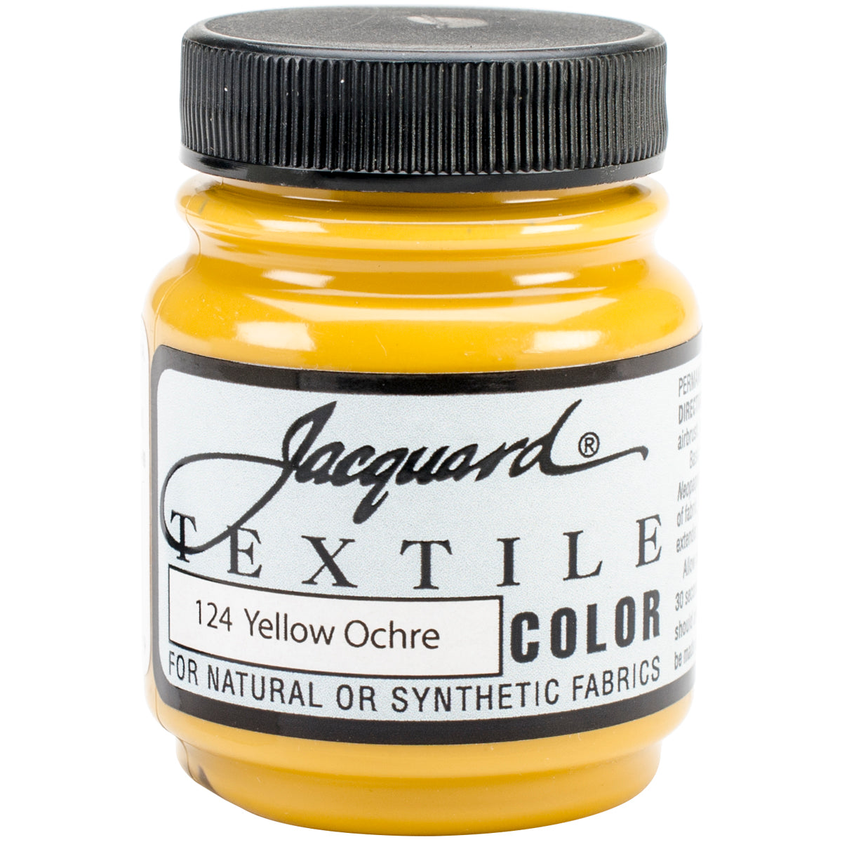 Jacquard Textile Color Fabric Paint 2.25oz Yellow Ochre