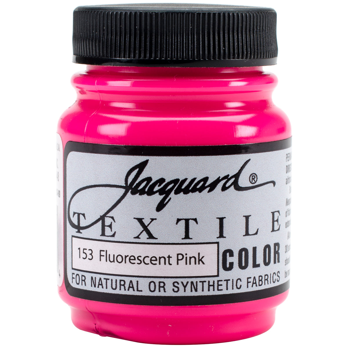 Jacquard Textile Color Fabric Paint 2.25oz Fluorescent Pink