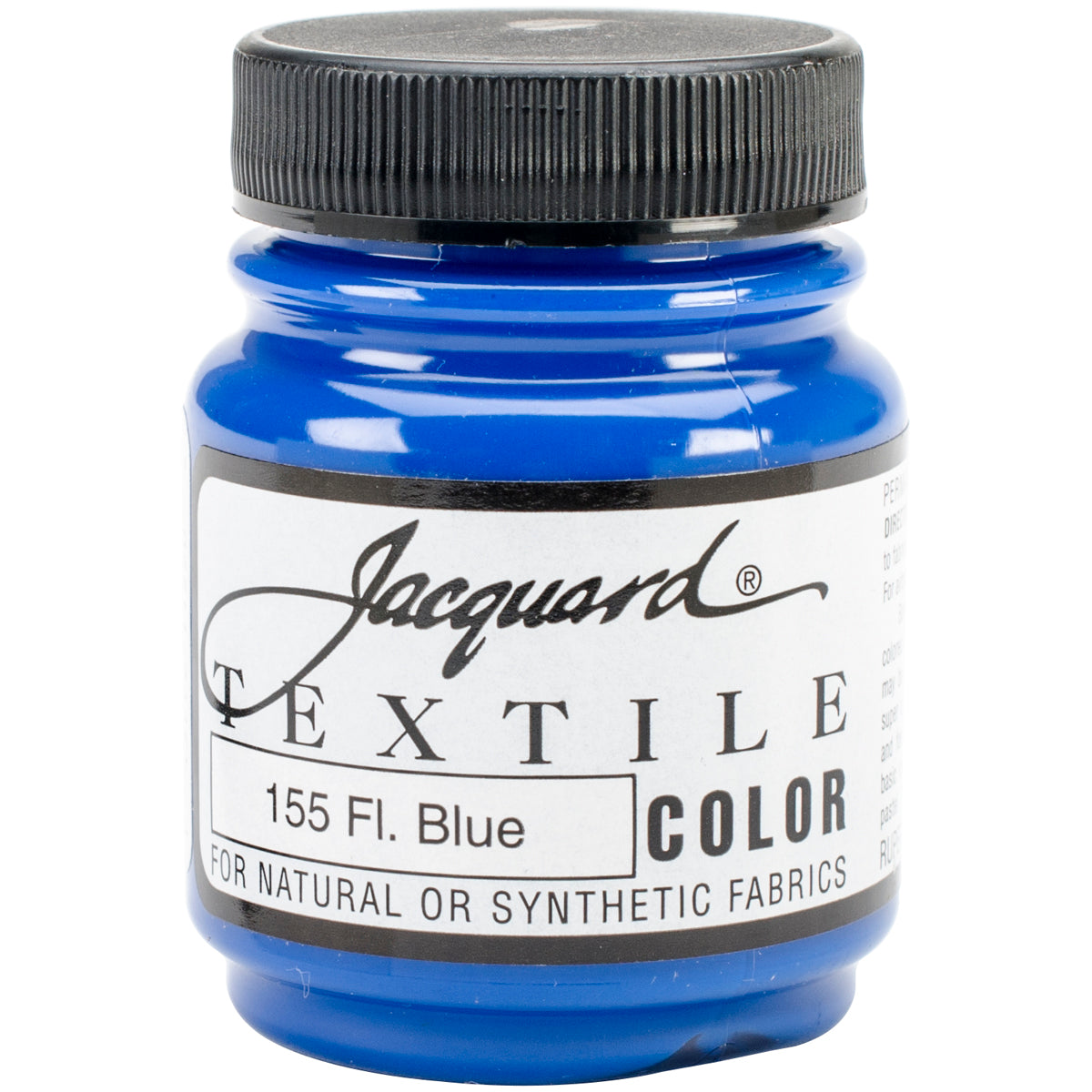 Jacquard Textile Color Fabric Paint 2.25oz Fluorescent Blue