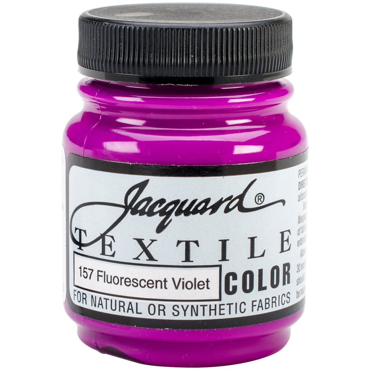 Jacquard Textile Color Fabric Paint 2.25oz Fluorescent Violet