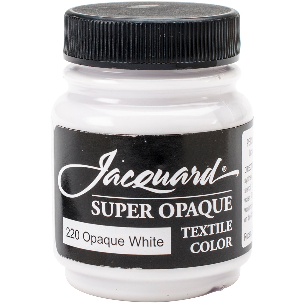 Jacquard Textile Color Fabric Paint 2.25oz Super Opaque White