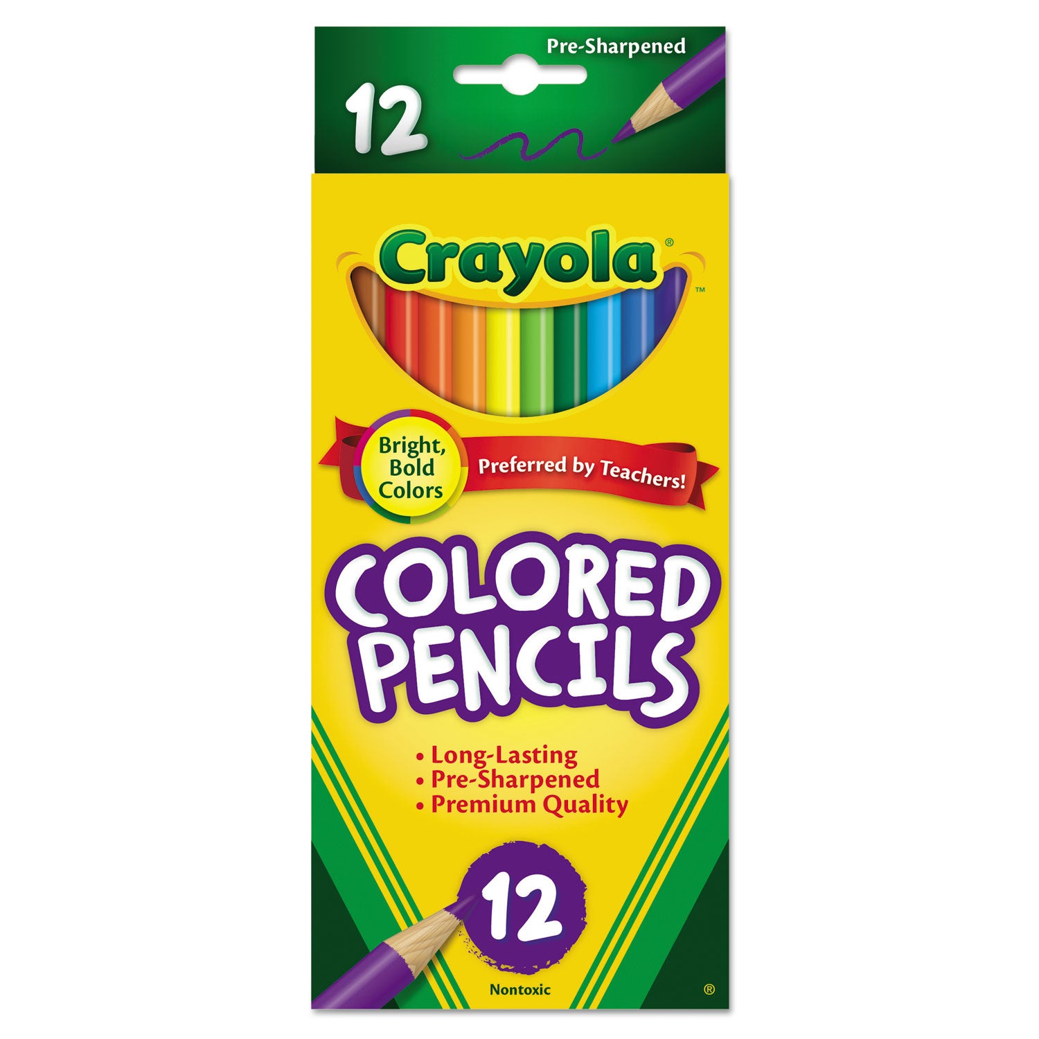 Crayola Colored Pencils 12/Pkg Long