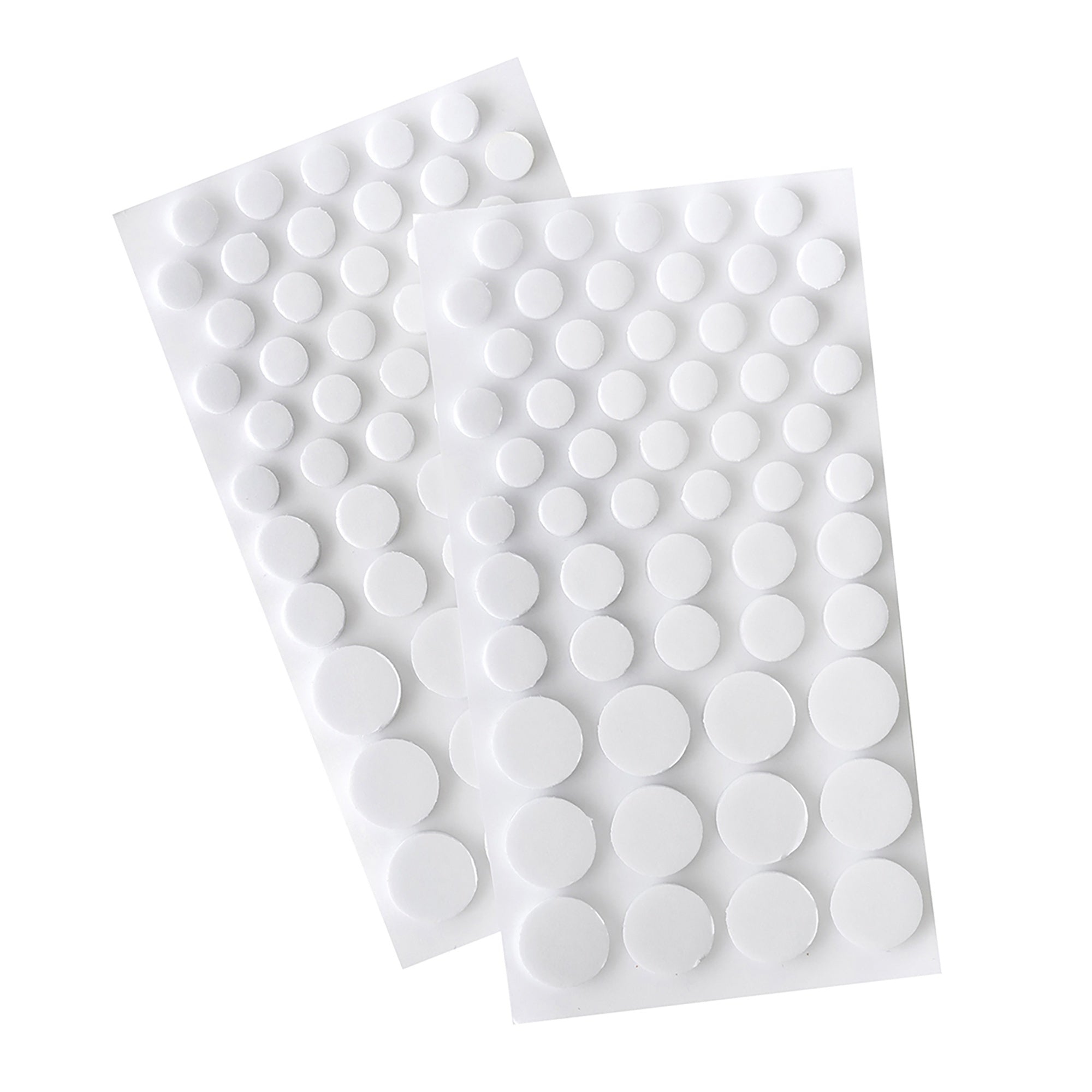 Sticky Thumb Dimensional Adhesive Foam 275/Pkg White Dots, Assorted Sizes