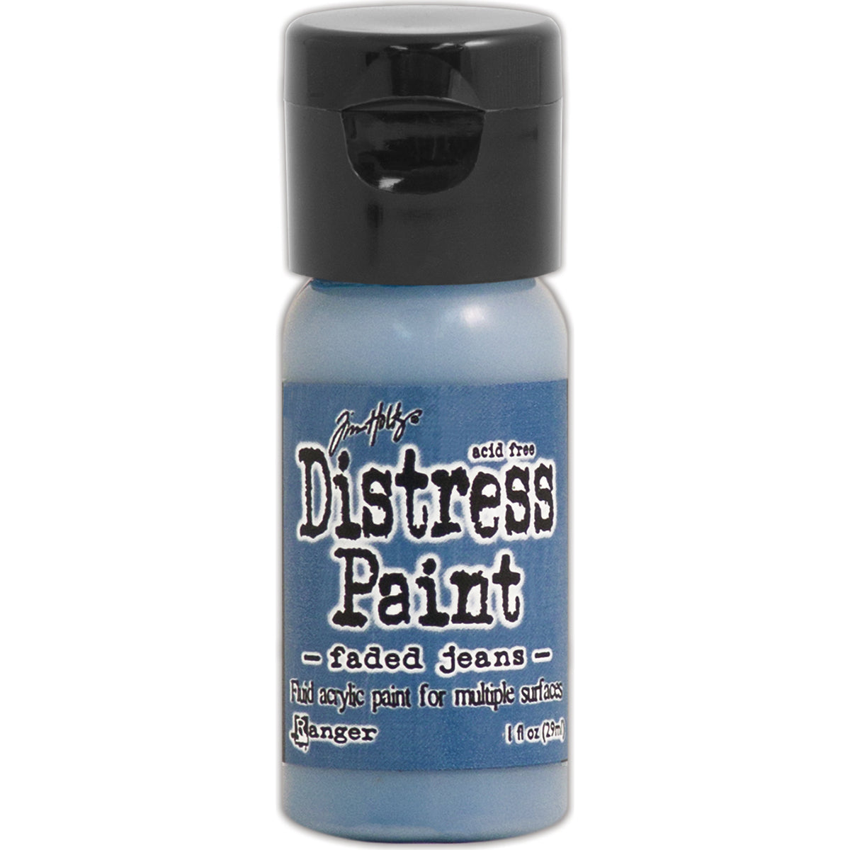 Distress Paint Flip Top 1oz Faded Jeans