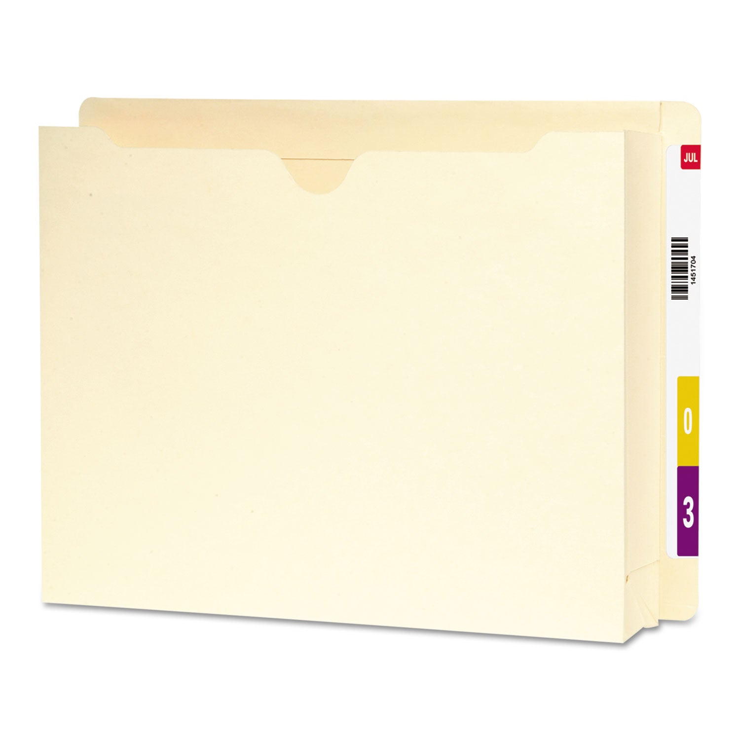Smead® End Tab File Jacket, 2" Accordion Expansion, 12 3/8 x 9 1/2, 14 Pt. Mla, 25/Box