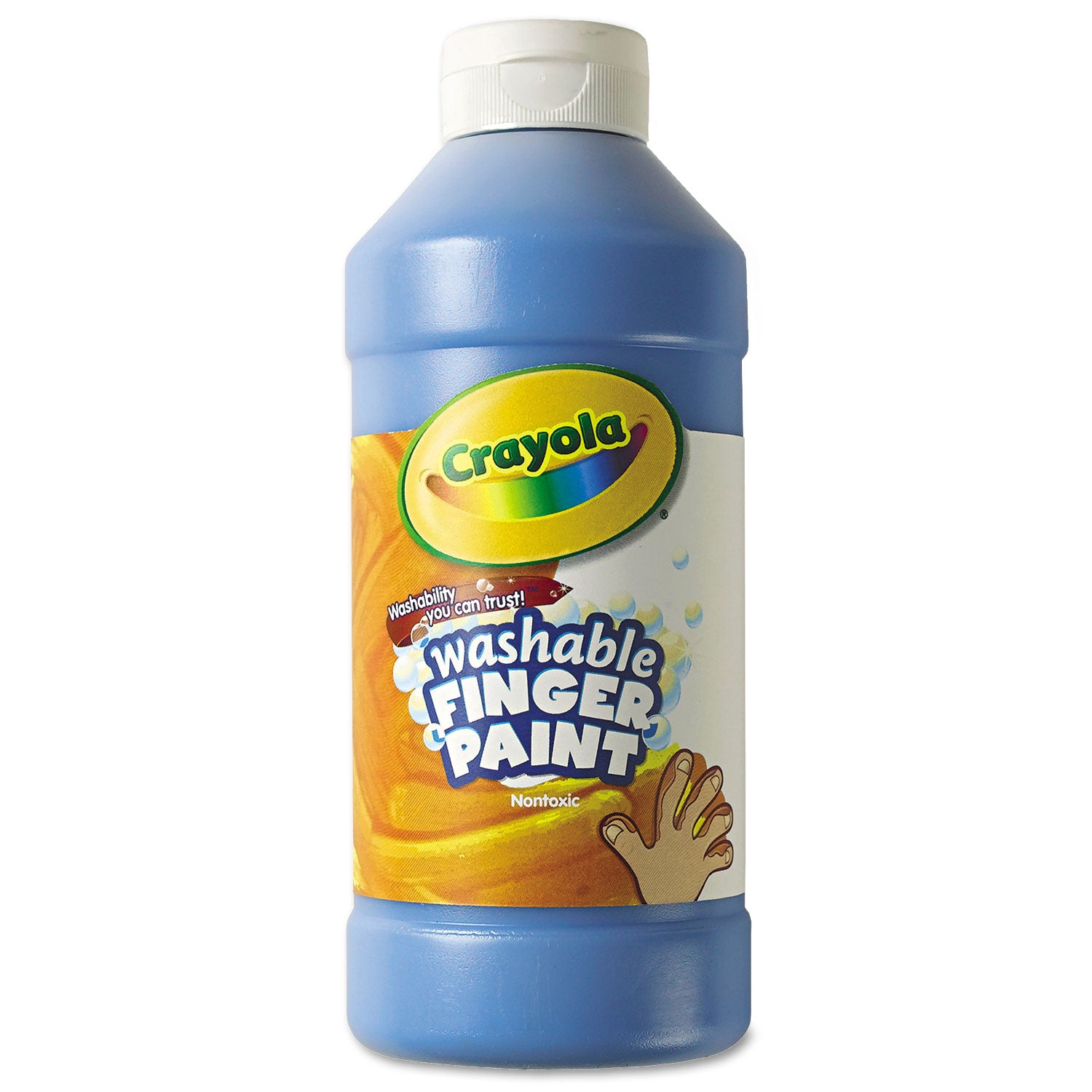 Crayola® Washable Fingerpaint, Blue, 16 oz