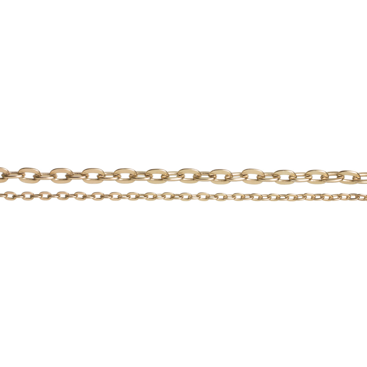 Jewelry Basics Metal Chain 1/Pkg Antique Gold Small Oval 100"