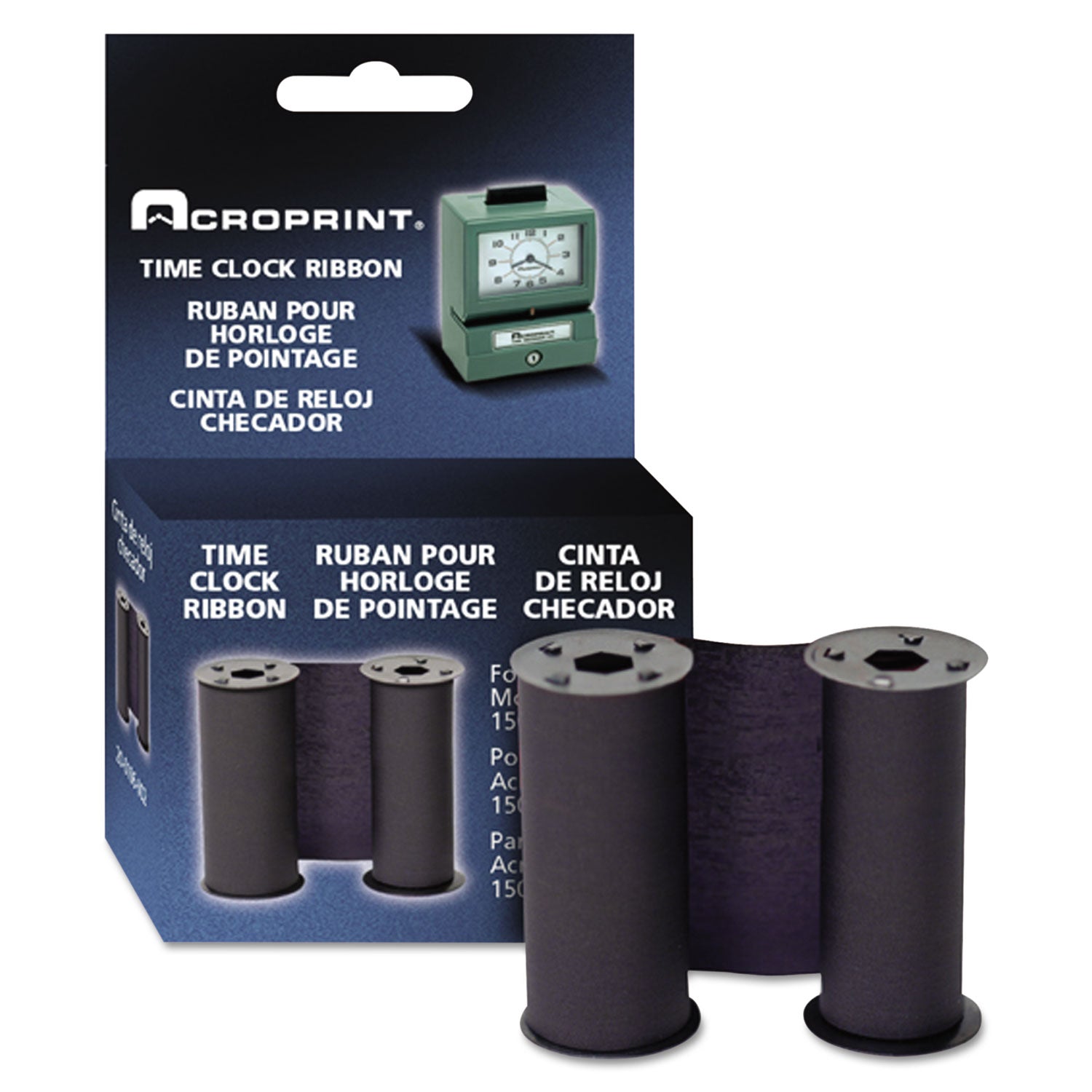 Acroprint® 200106002 Print Time Recorder Ribbon, Blue