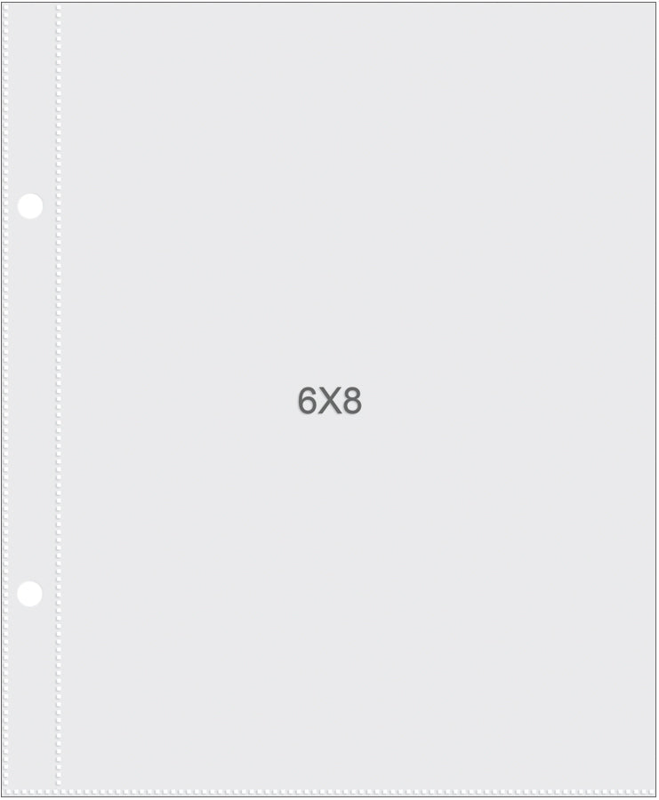 Sn@p! Pocket Pages For 6"X8" Binders 10/Pkg (1) 6"X8" Pocket