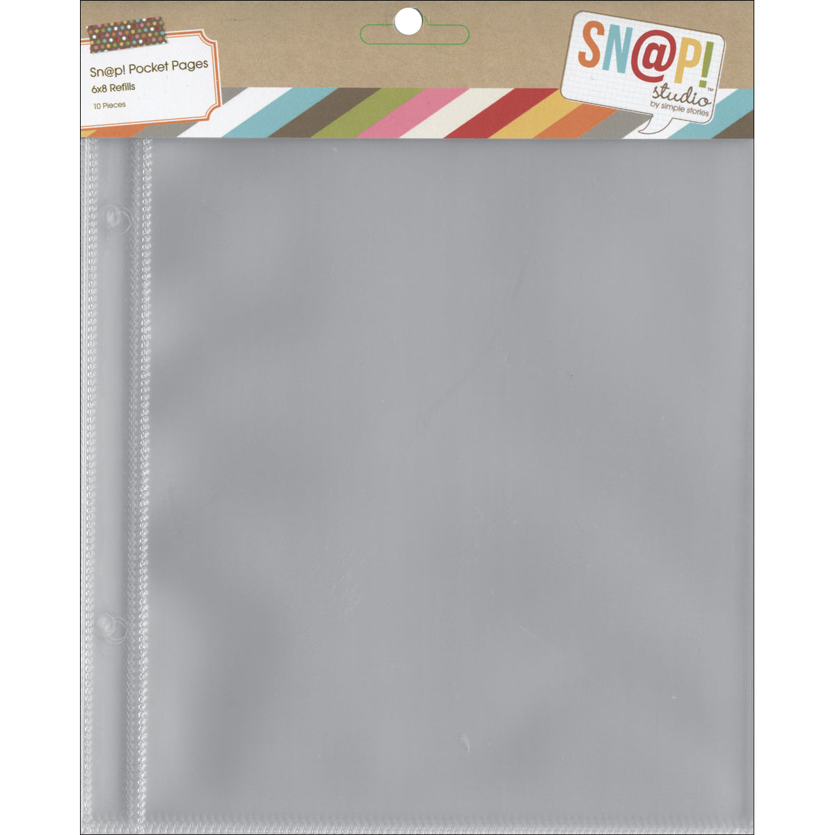 Sn@p! Pocket Pages For 6"X8" Binders 10/Pkg (1) 6"X8" Pocket