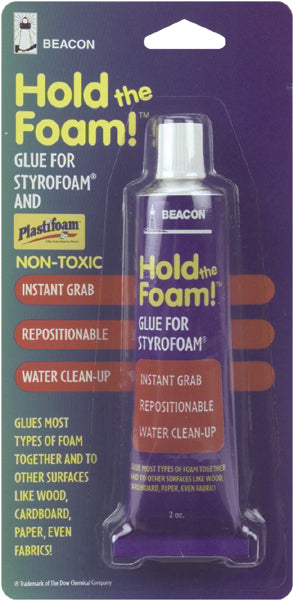 Hold the Foam! Styrofoam Glue 2oz