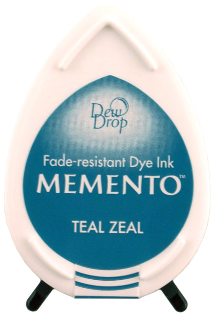 Memento Dew Drop Dye Ink Pad Teal Zeal