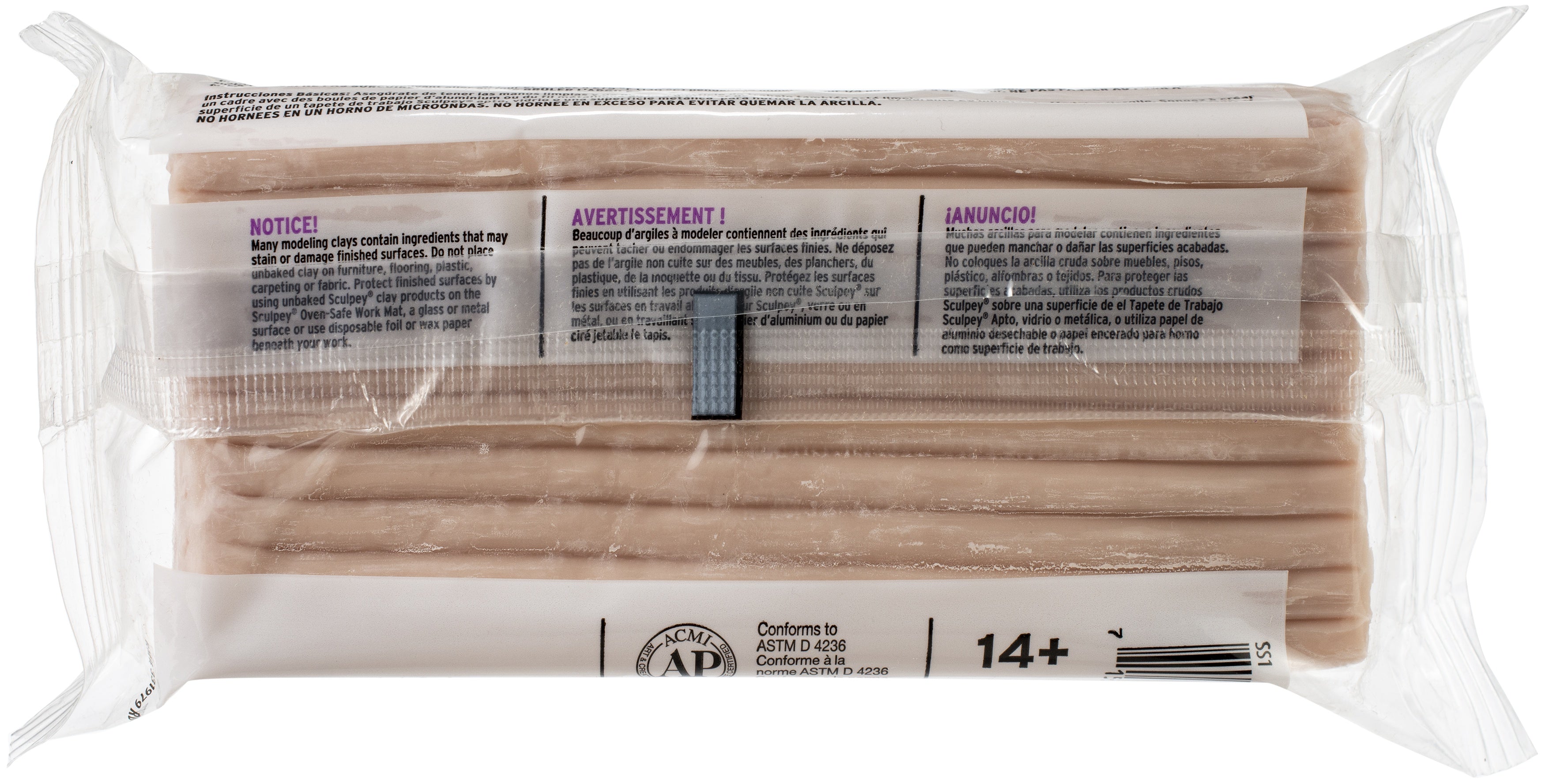 Super Sculpey Polymer Clay 1lb Beige