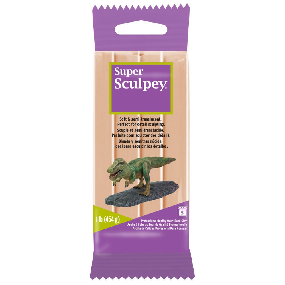 Super Sculpey Polymer Clay 1lb Beige