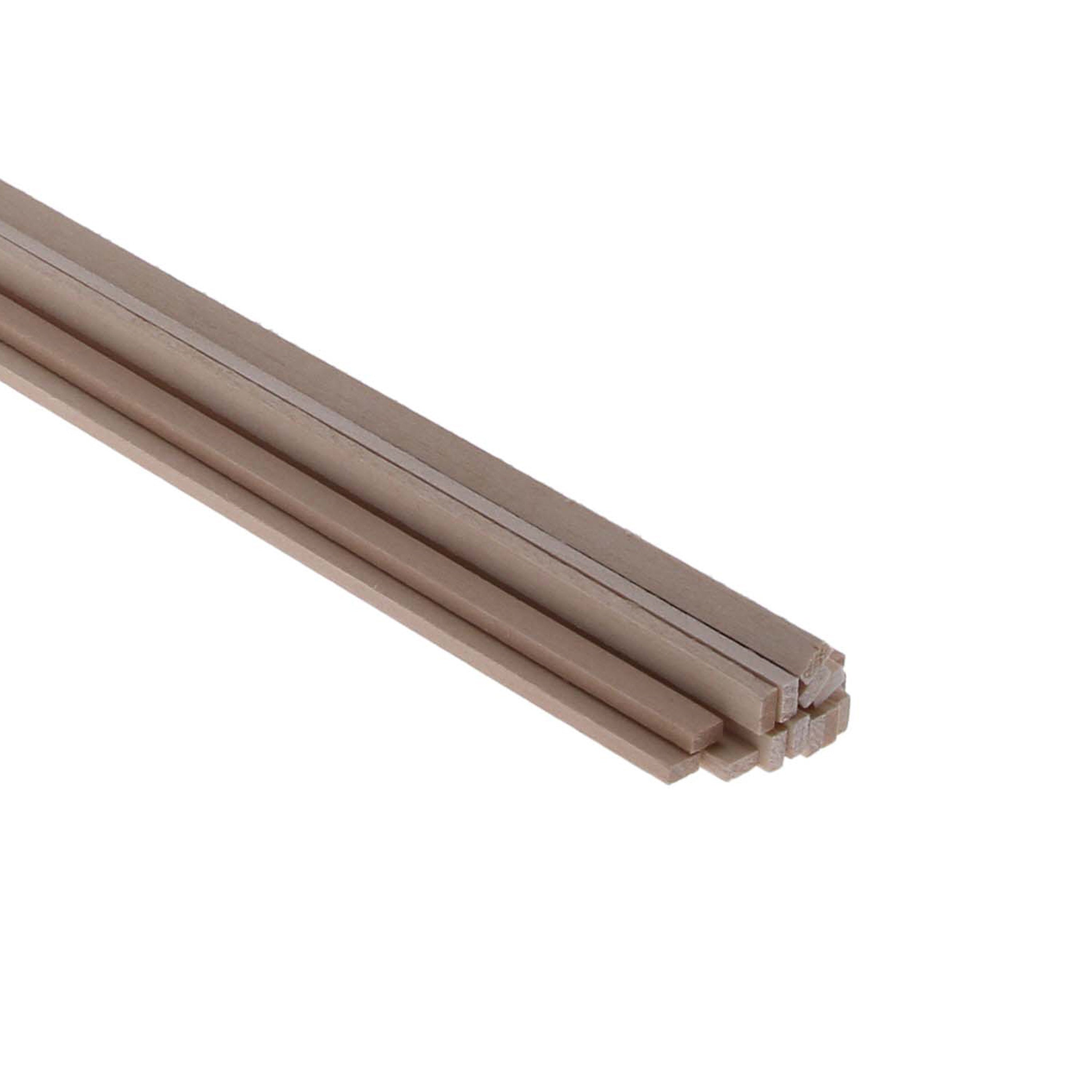 1/8" x 1/4" x 24" Basswood Strips 