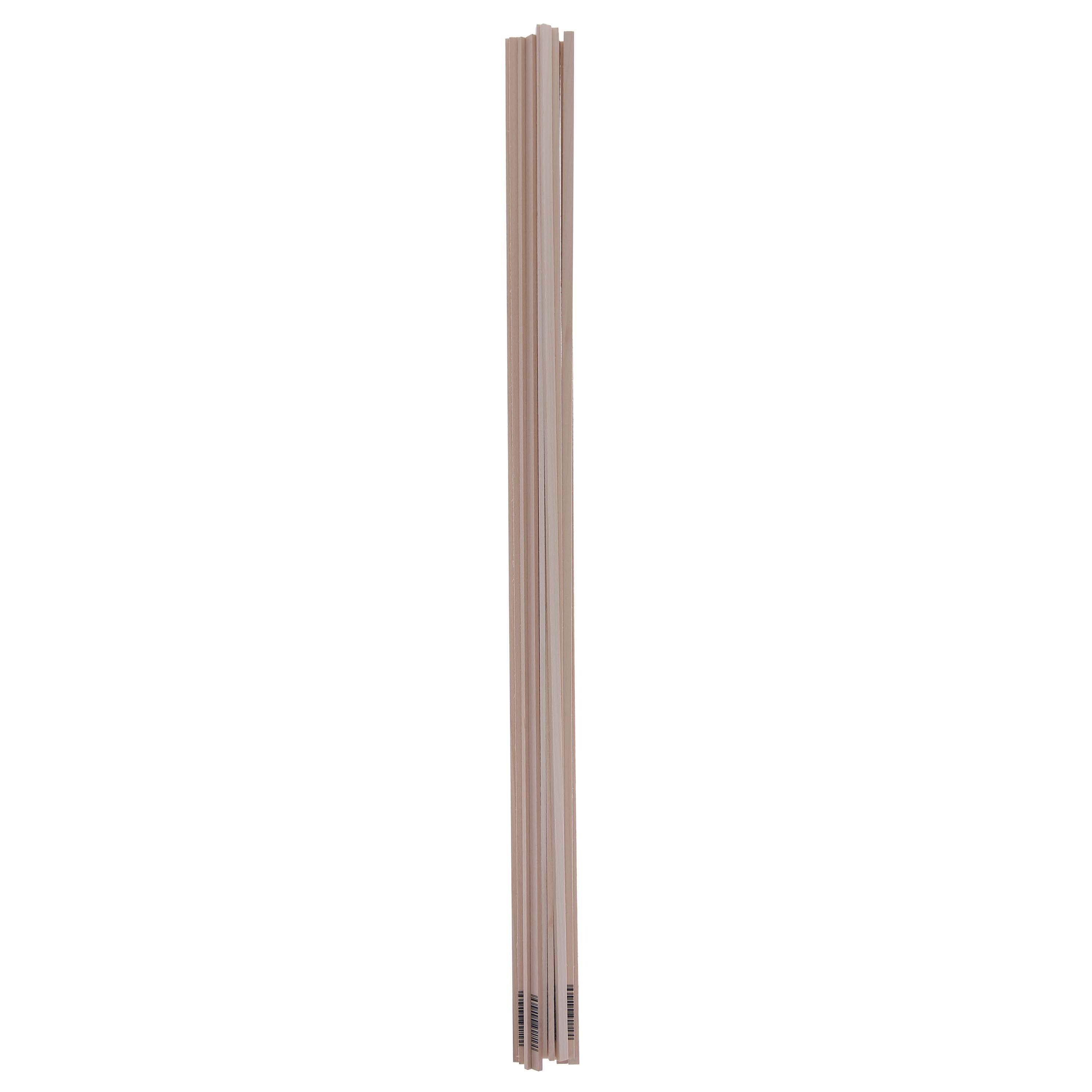 1/8" x 1/4" x 24" Basswood Strips 