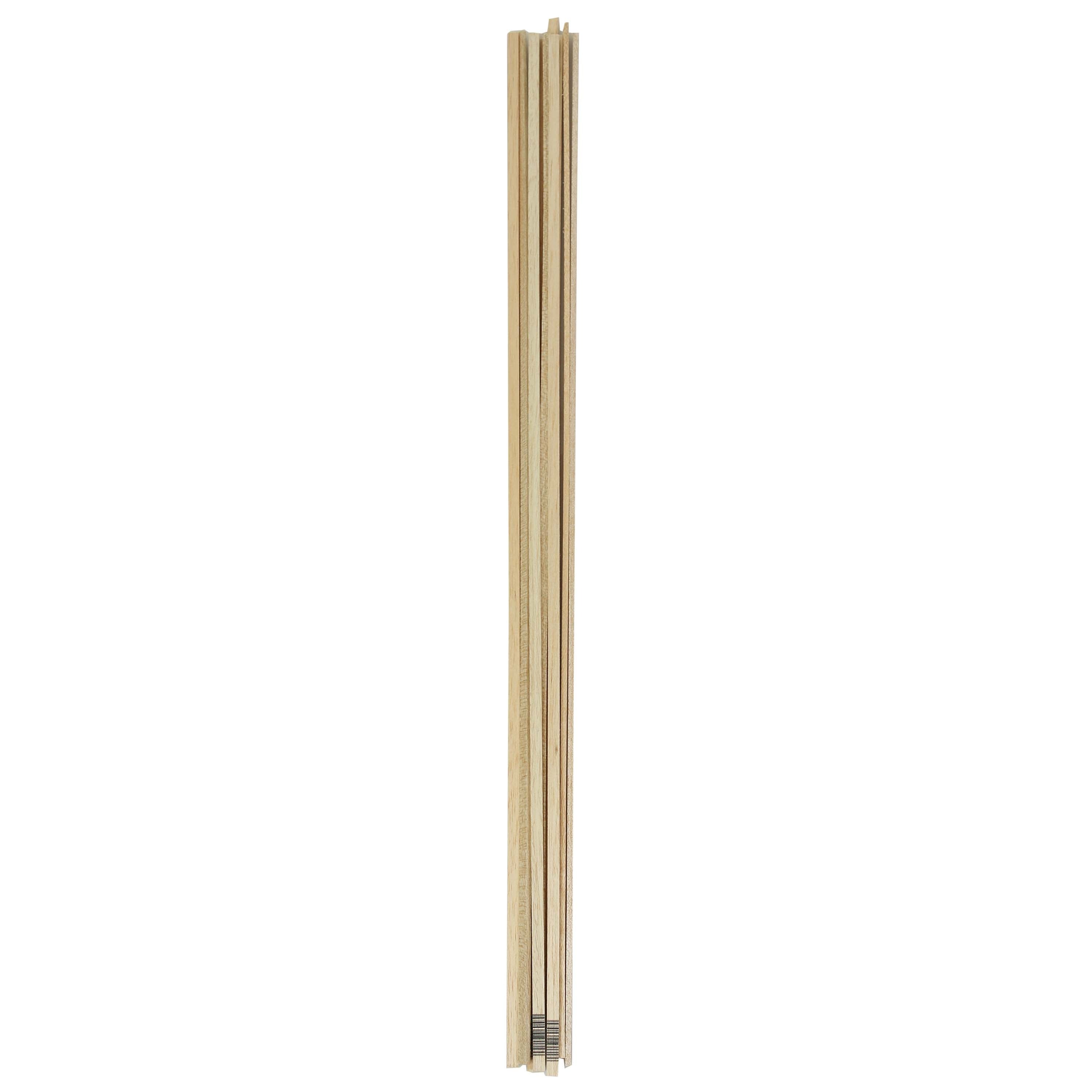 3/16" x 3/8" x 36" Balsa Strips 