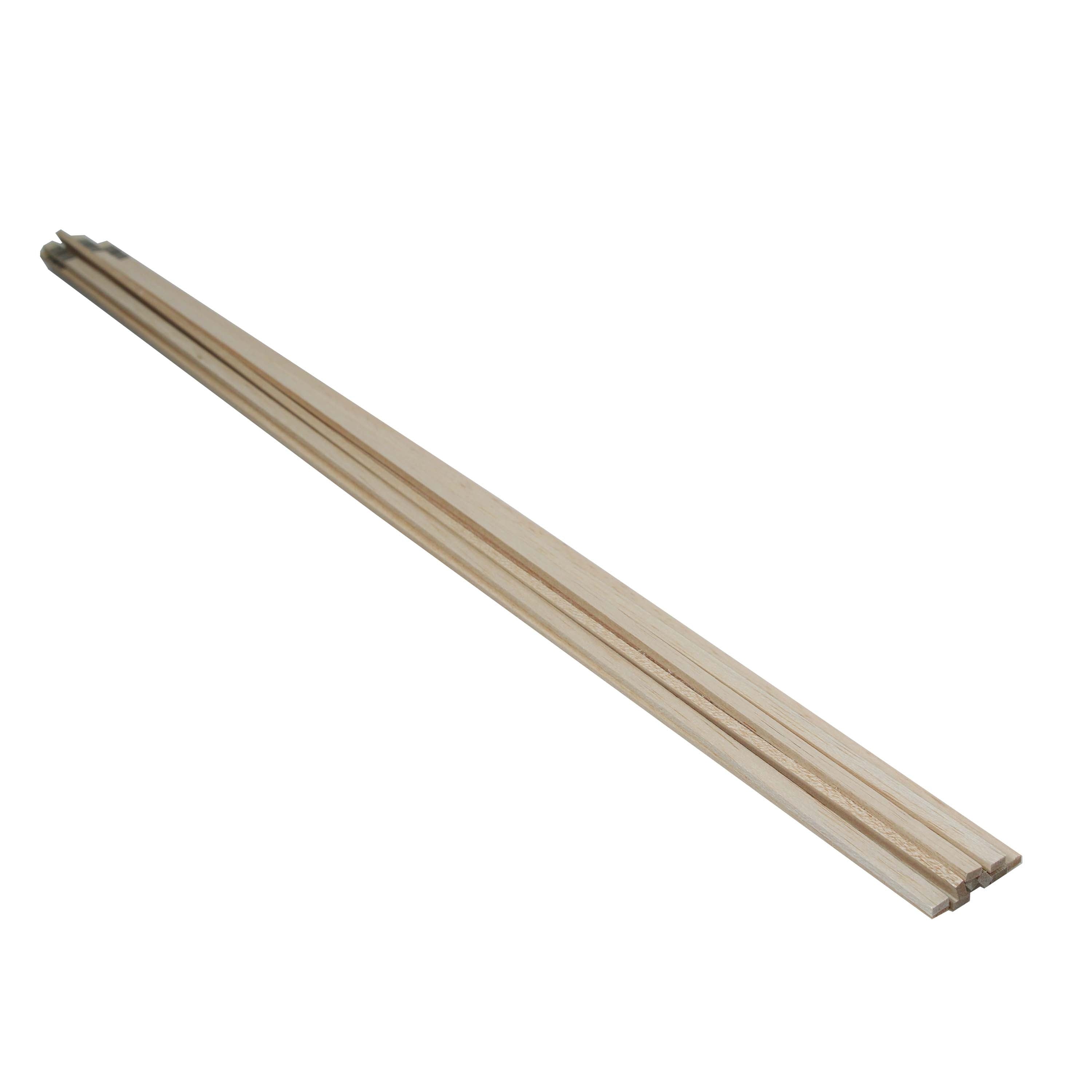 3/16" x 3/8" x 36" Balsa Strips 