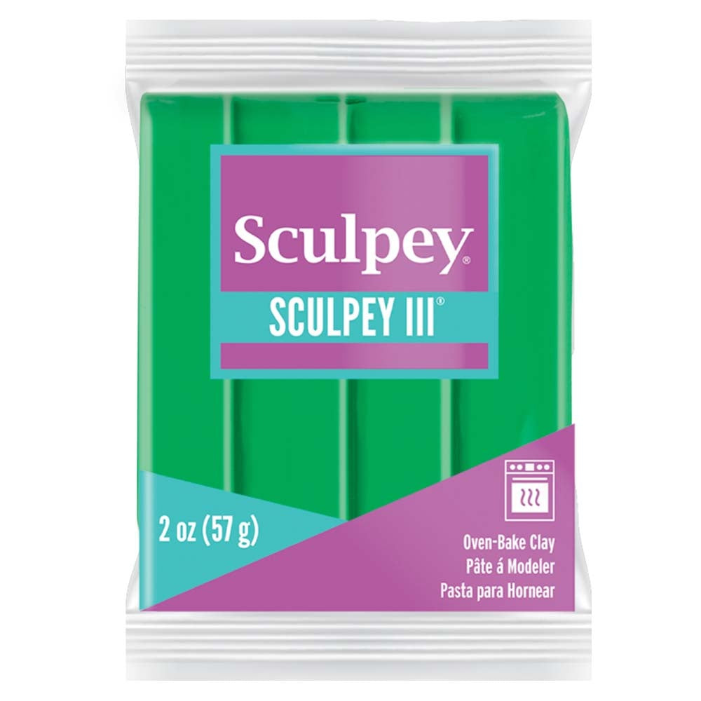 Sculpey III Polymer Clay 2oz Emerald