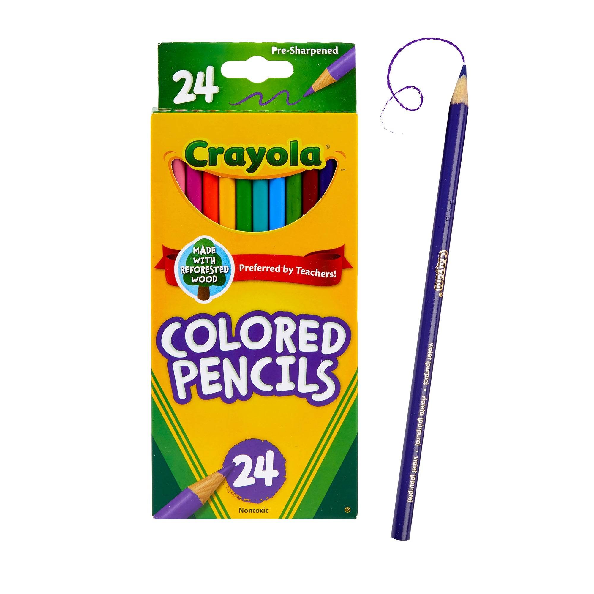 Crayola Colored Pencils 24/Pkg Long