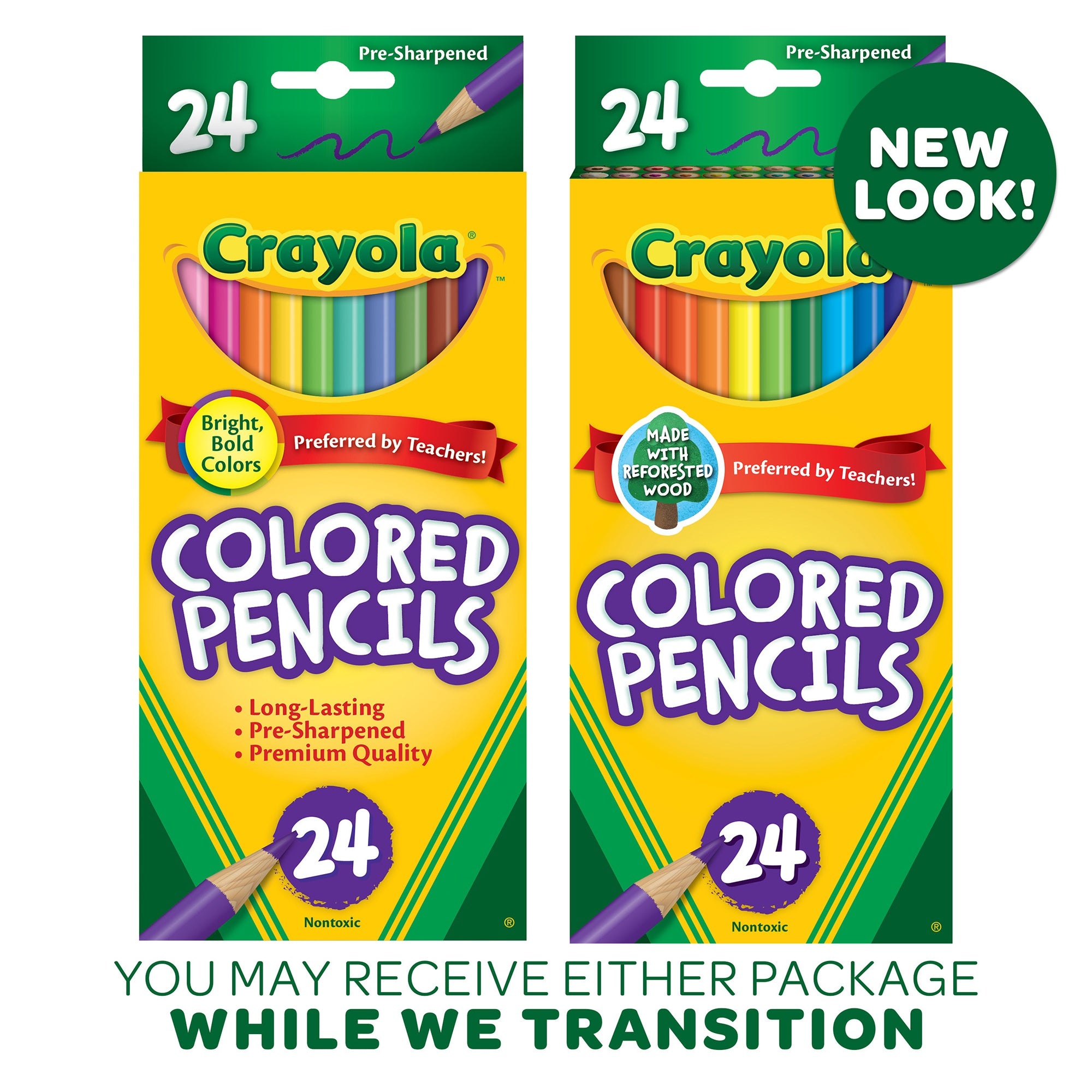 Crayola Colored Pencils 24/Pkg Long