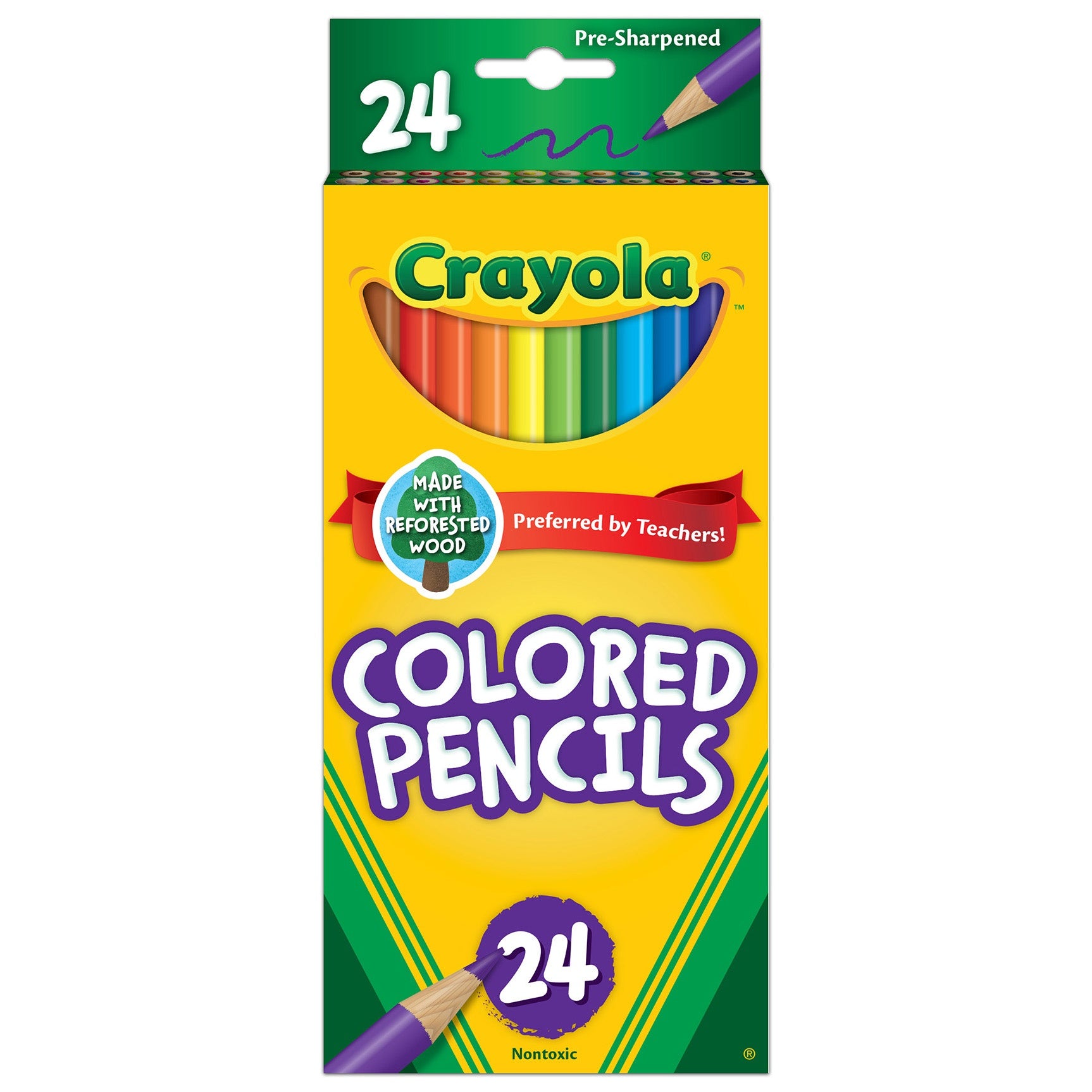 Crayola Colored Pencils 24/Pkg Long