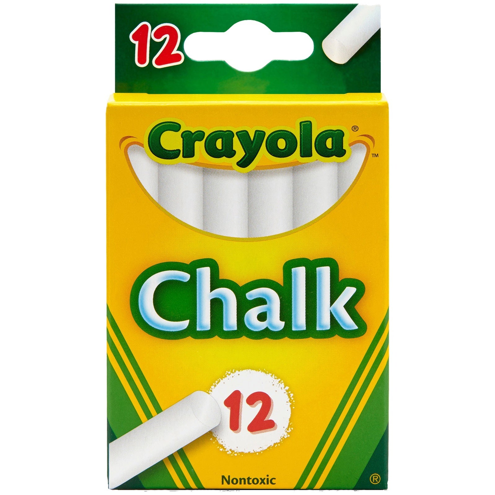 Crayola Chalk White 12/Pkg