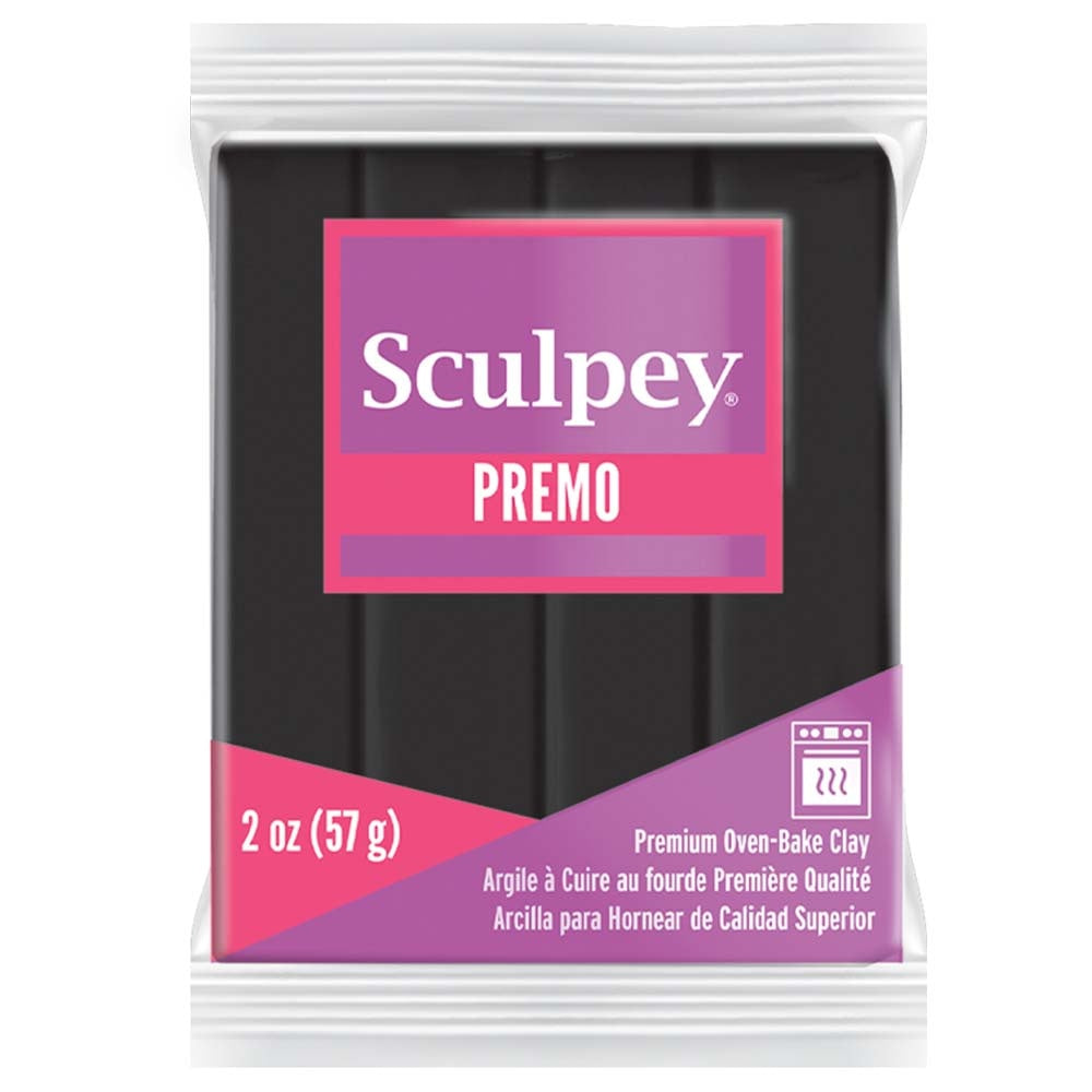Premo Sculpey Polymer Clay 2oz Black