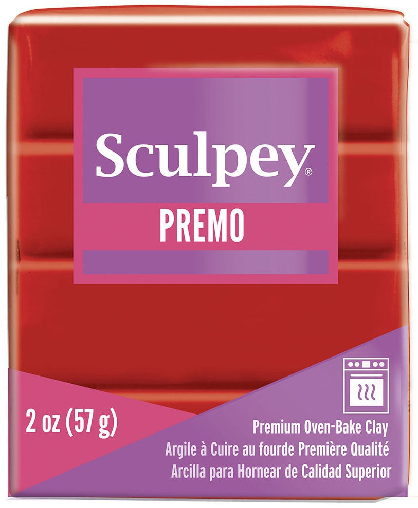 Premo Sculpey Polymer Clay 2oz Cadmium Red