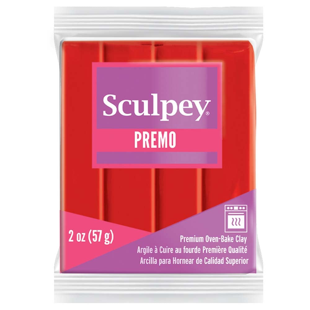 Premo Sculpey Polymer Clay 2oz Cadmium Red