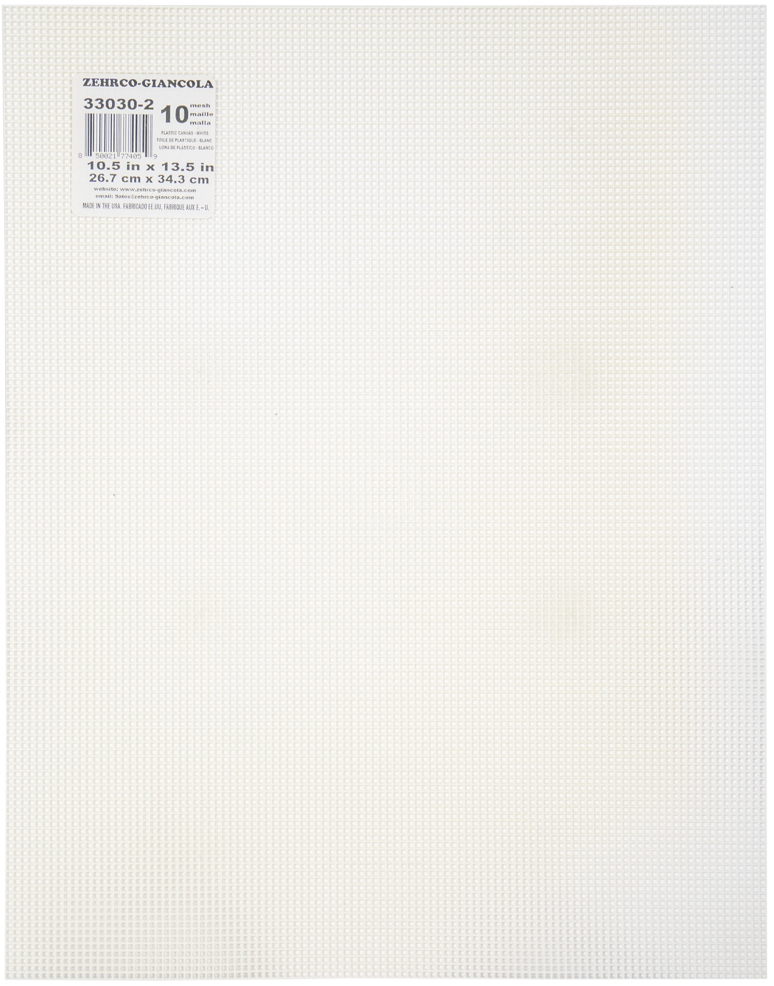 Plastic Canvas 10 Count 10.5"X13.5" White