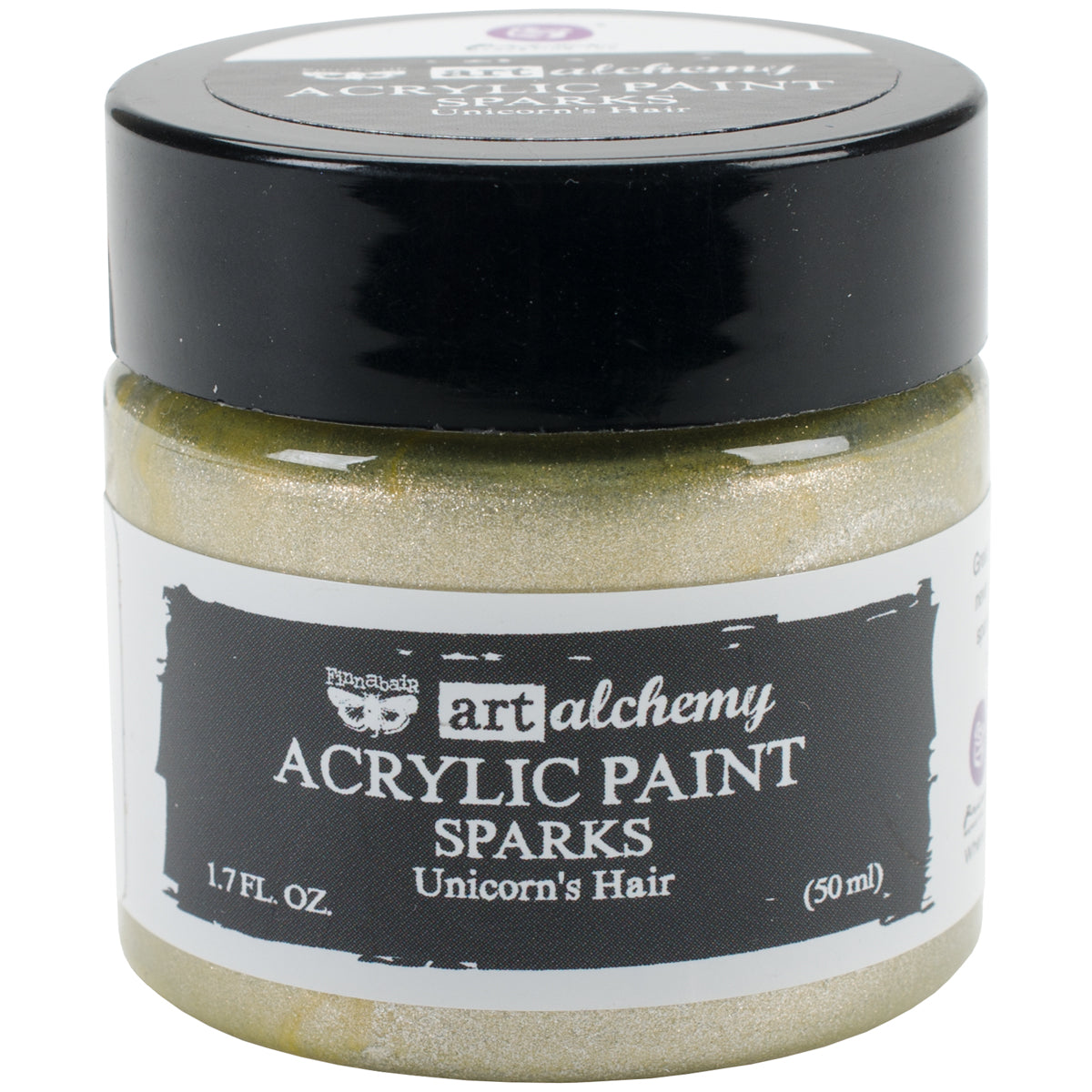 Finnabair Art Alchemy Sparks Acrylic Paint 1.7 Fluid Ounces Unicorn's Hair