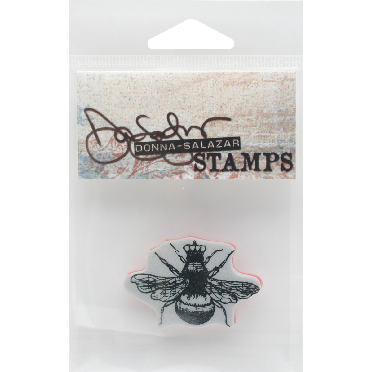 Donna Salazar Cling Stamps  1-1/4x1-3/4  Queen Bee