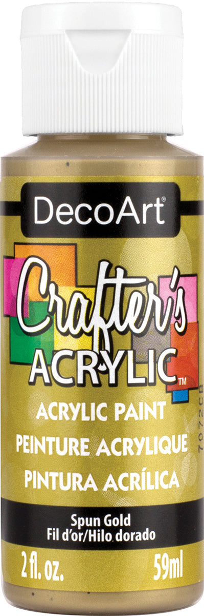 Crafter's Acrylic All-Purpose Paint 2oz Spun Gold
