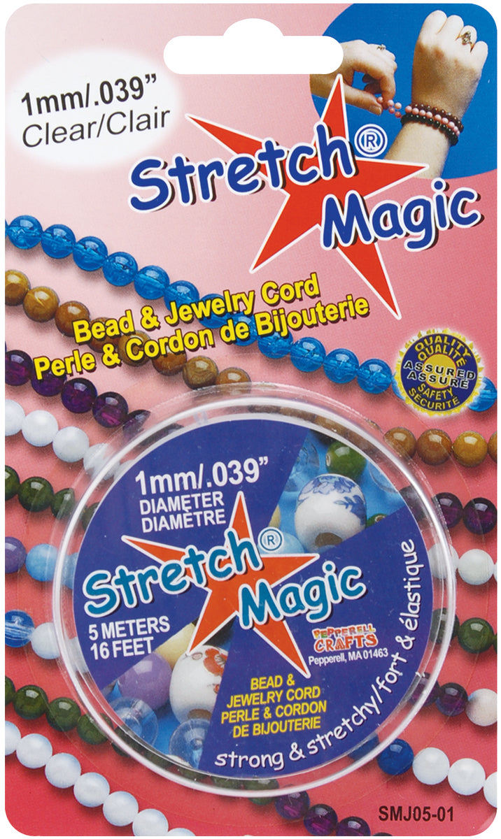Stretch Magic Bead & Jewelry Cord 1mmX5m Clear