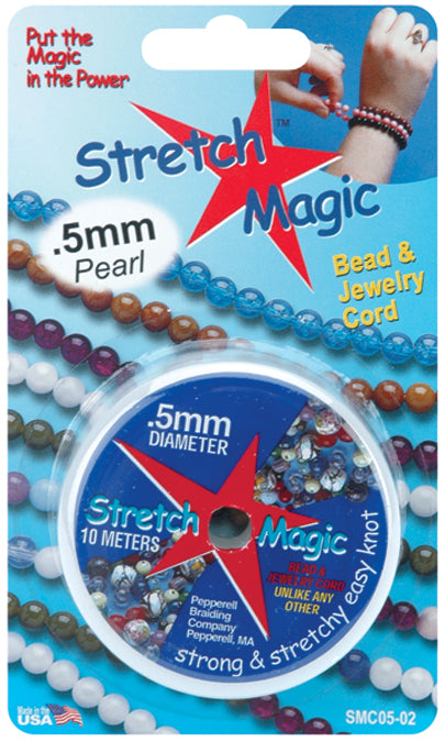 Stretch Magic Bead & Jewelry Cord .5mmX10m Pearl