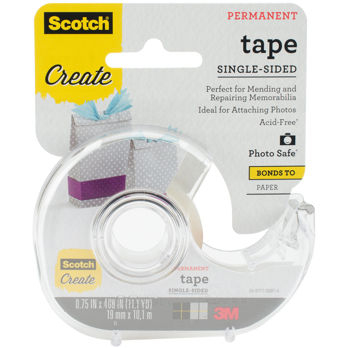 Scotch Scrapbooking Tape .75"X400"