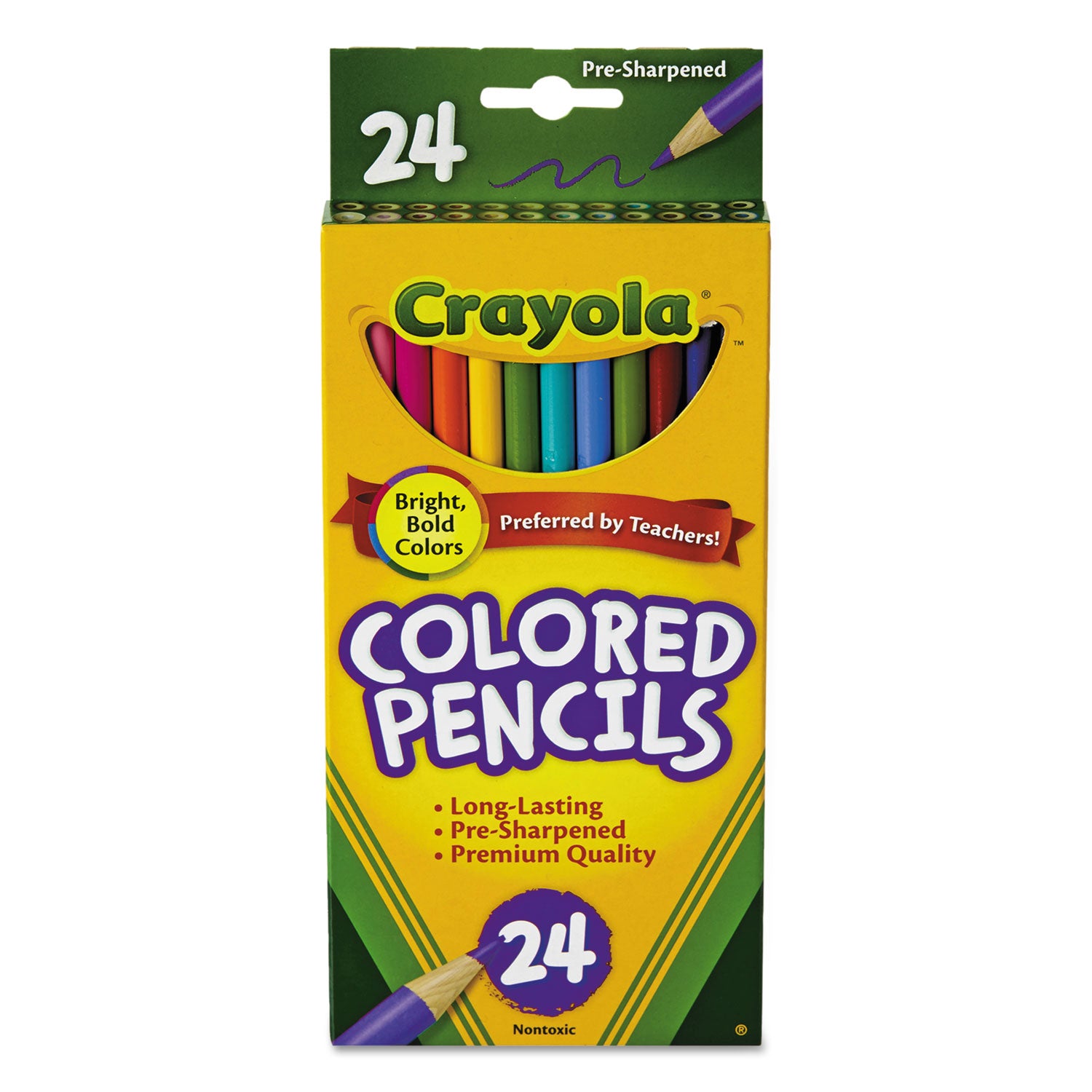 Crayola Colored Pencils 24/Pkg Long