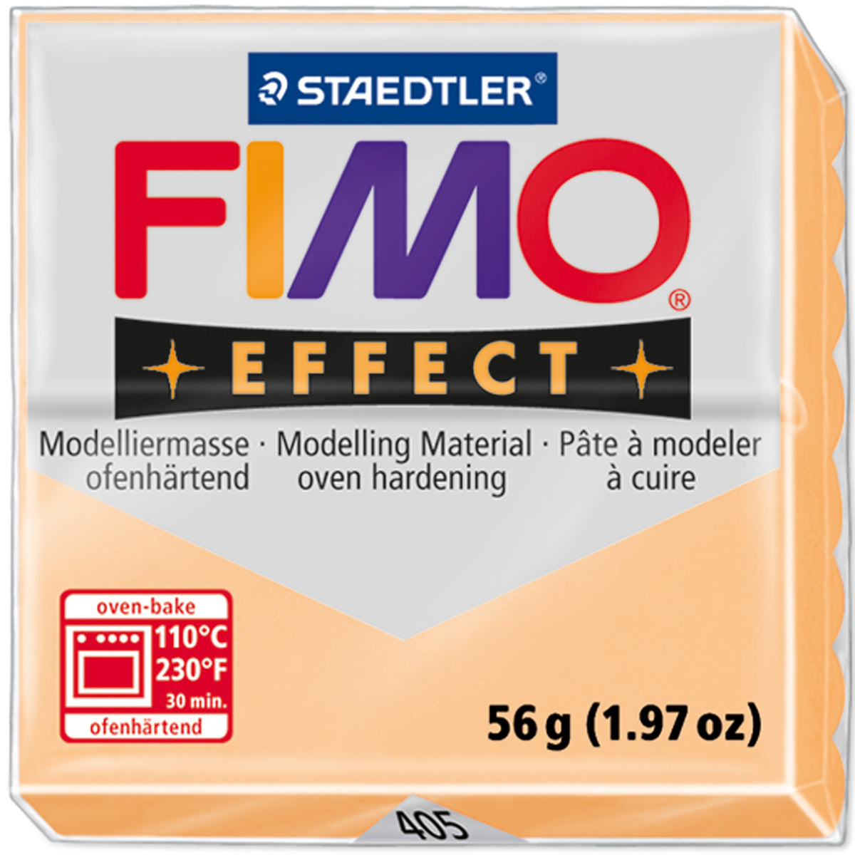 Fimo Effect Polymer Clay 2oz Peach