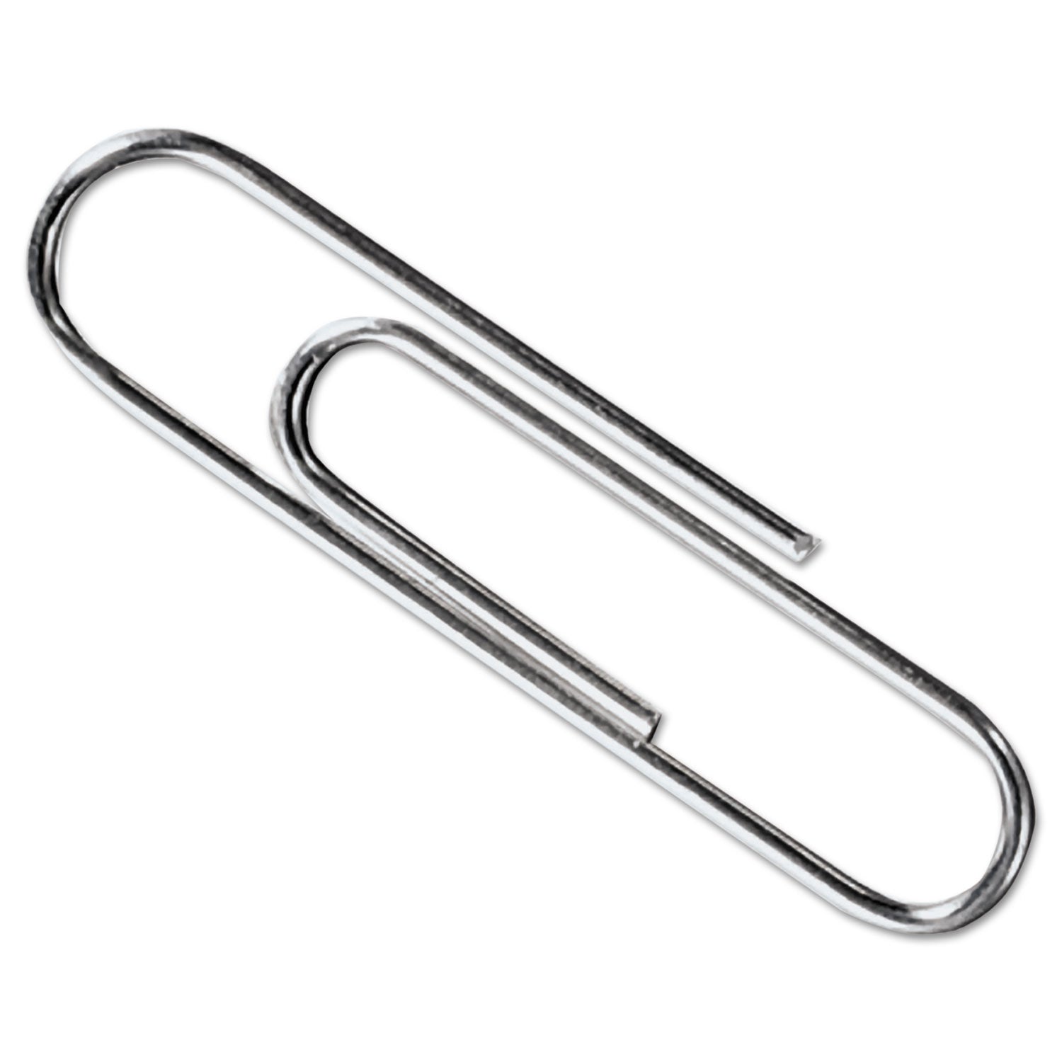 ACCO Smooth Standard Paper Clip, #3, Silver, 100/Box, 10 Boxes/Pack