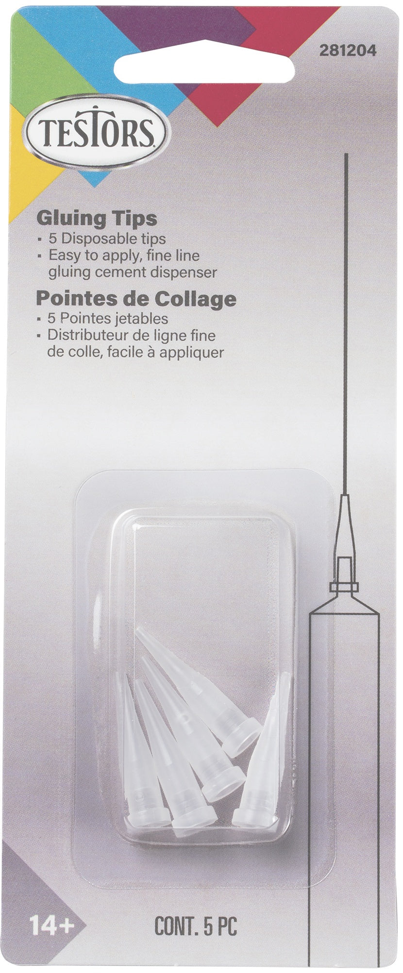 Precision Glue Tips 5/Pkg  