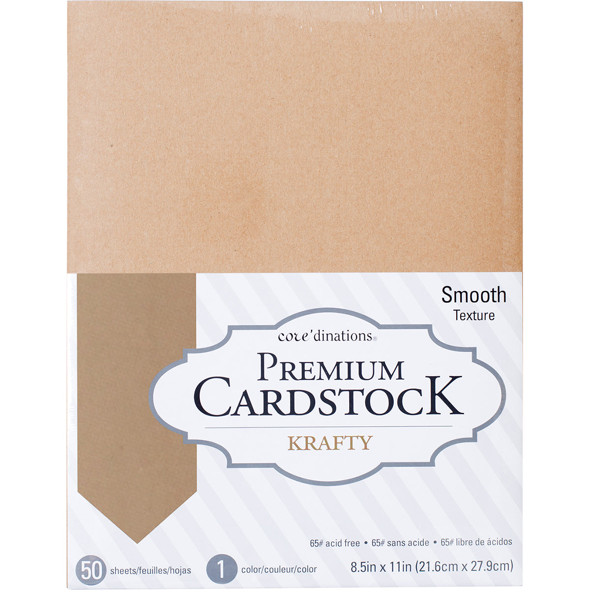 Core'dinations Value Pack Smooth Cardstock 8.5"X11" 50/Pkg Krafty