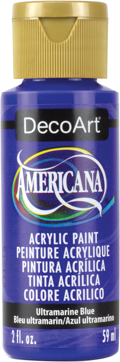 Americana Acrylic Paint 2oz Ultramarine Blue - Transparent