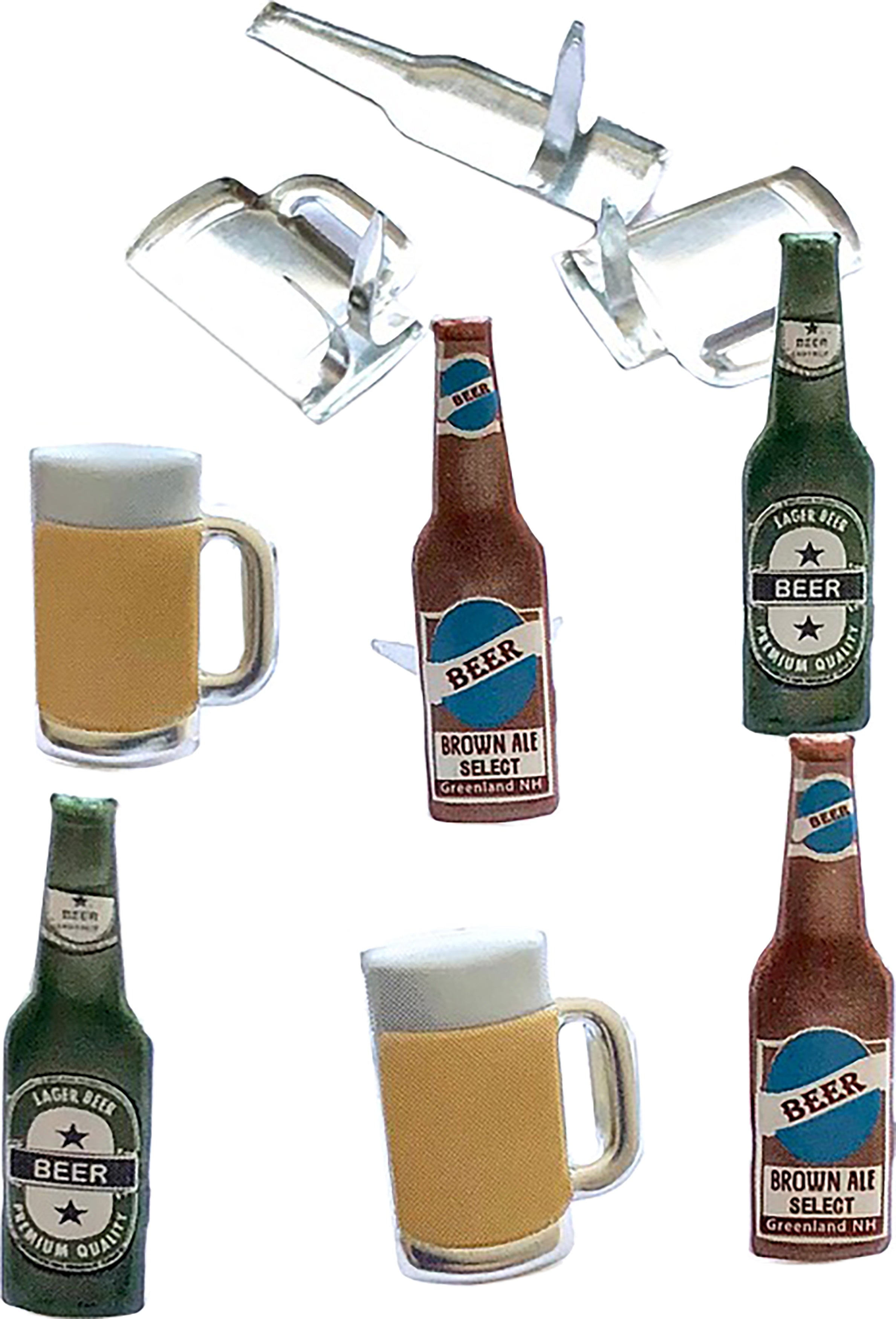 Eyelet Outlet Shape Brads 12/Pkg Beer