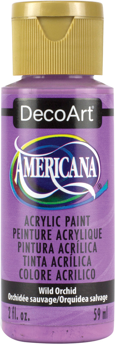Americana Acrylic Paint 2oz Wild Orchid - Semi-Opaque