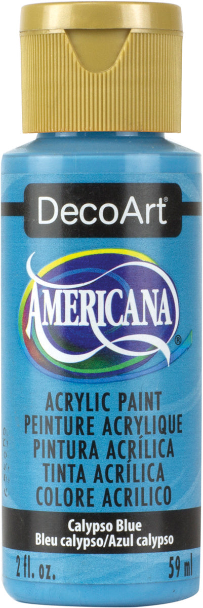 Americana Acrylic Paint 2oz Calypso Blue - Opaque